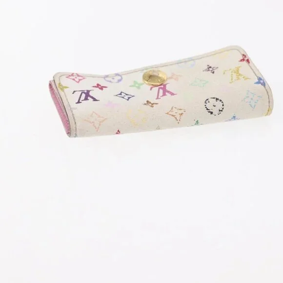 LOUIS VUITTON Zippy Coin Purse Multicles 4 Coin Purse 2 Set White Auth am9908